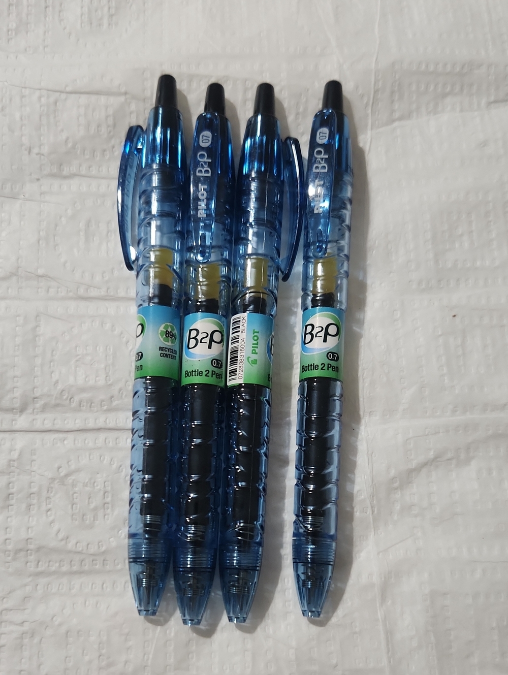 Bottle to Pen Gel Roller Retractable Black Pilot B2P fine .7m school Lot 4